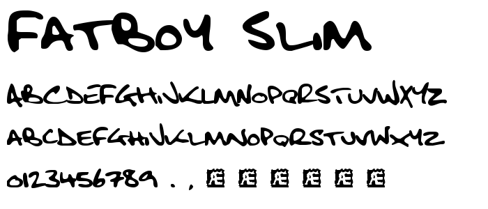 Fatboy_Slim font