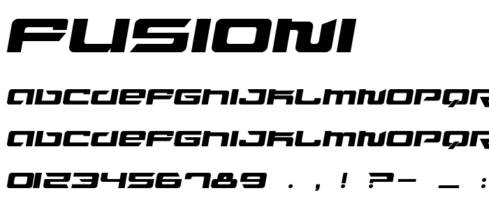 Fusioni font