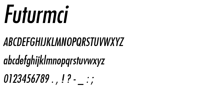 Futurmci font