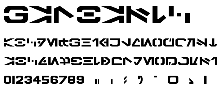 Galbasic font