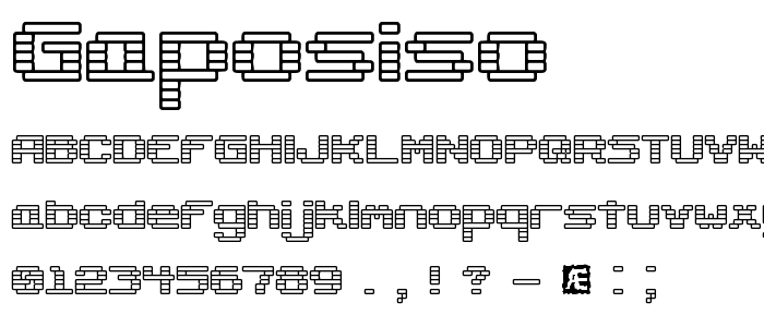 Gaposiso font