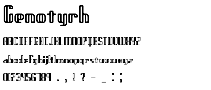 Genotyrh font