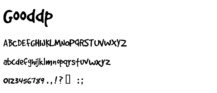 Gooddp font