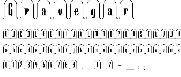 Graveyar font