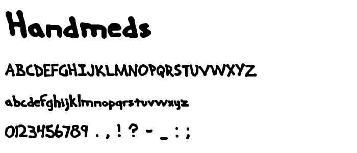 Handmeds font