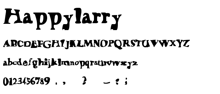 Happylarry font