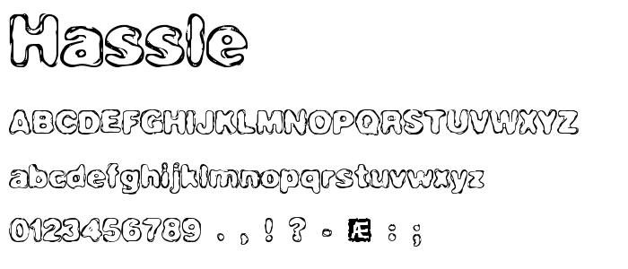 Hassle font