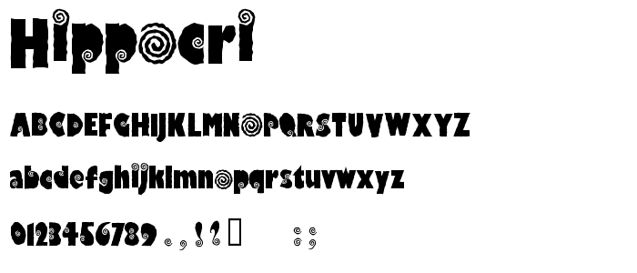 Hippocri font