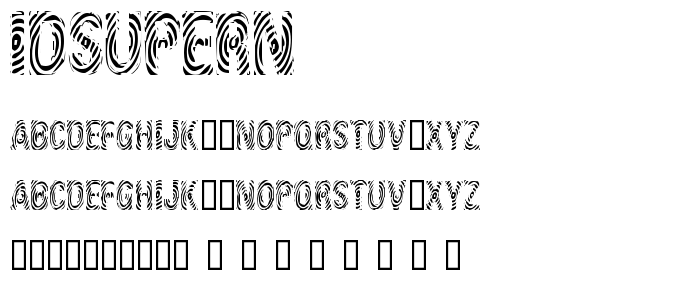 Idsupern font