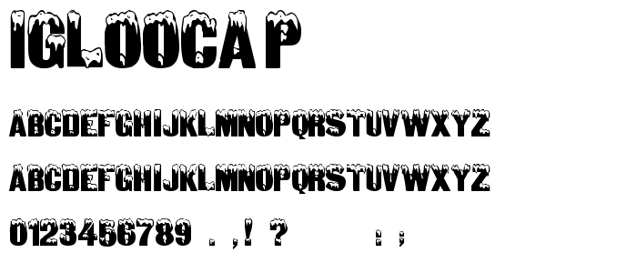 Igloocap font