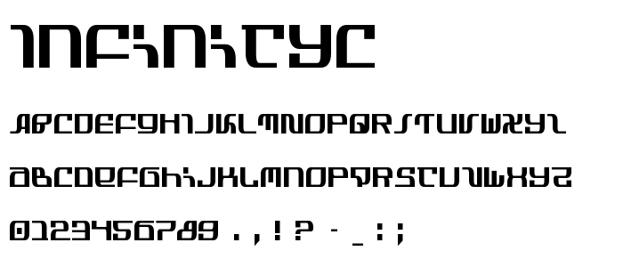 Infinityc font