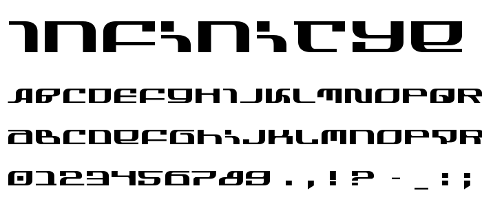 Infinitye font