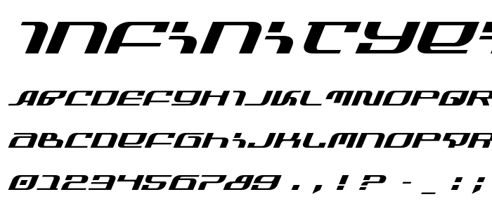 Infinityei font