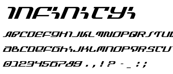 Infinityi font