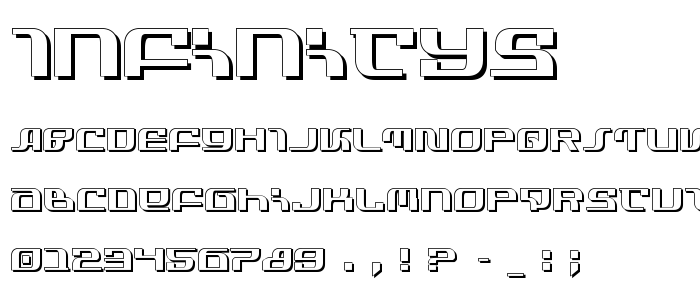 Infinitys font