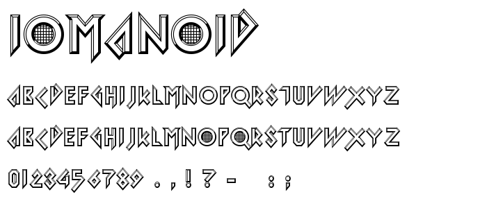Iomanoid font