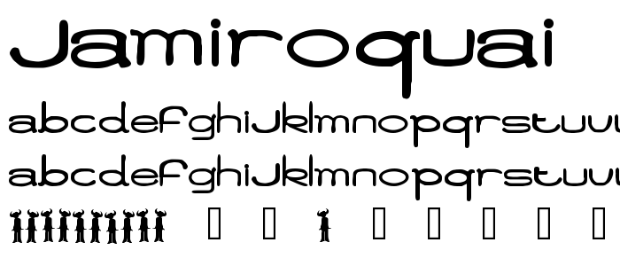 Jamiroquai font