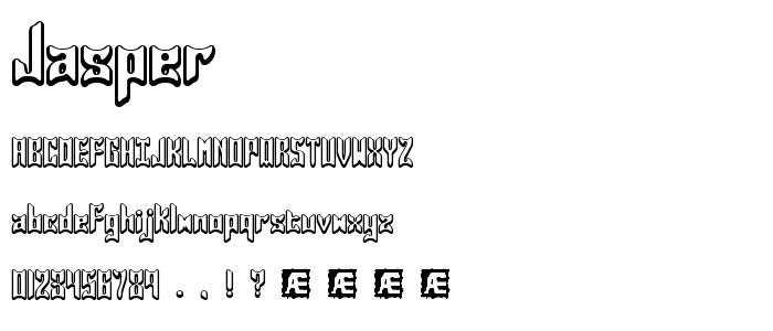 Jasper font