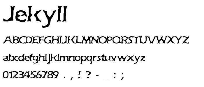 Jekyll font