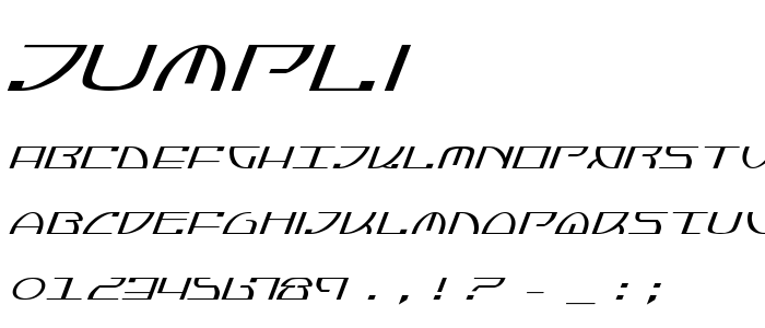 Jumpli font