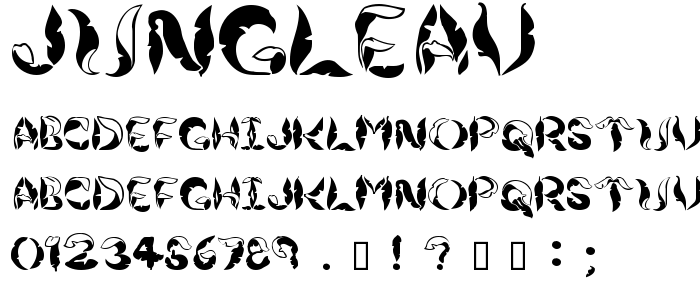 Jungleav font