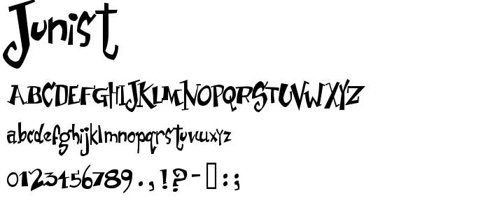 Junist font