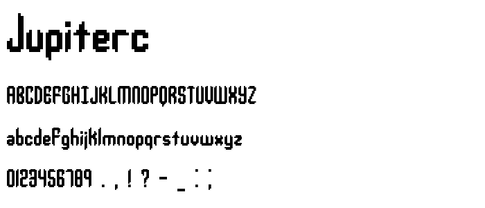Jupiterc font