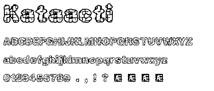 Kataacti font