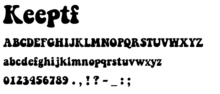 Keeptf font