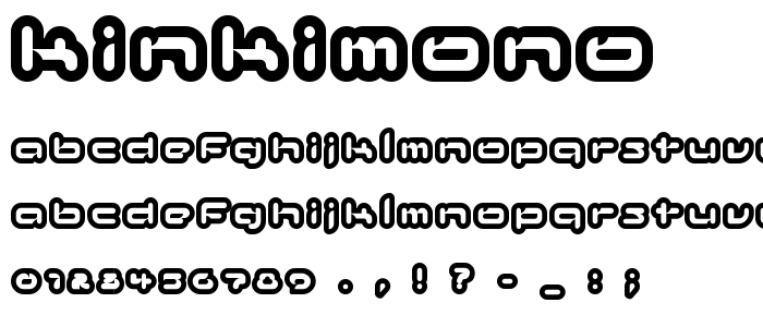 Kinkimono font