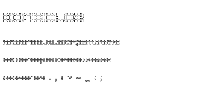 Konecto2 font