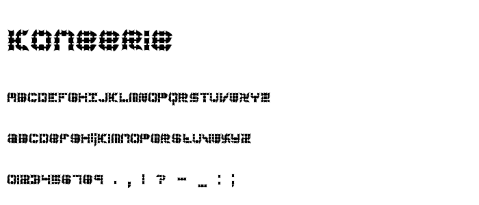 Koneerie font