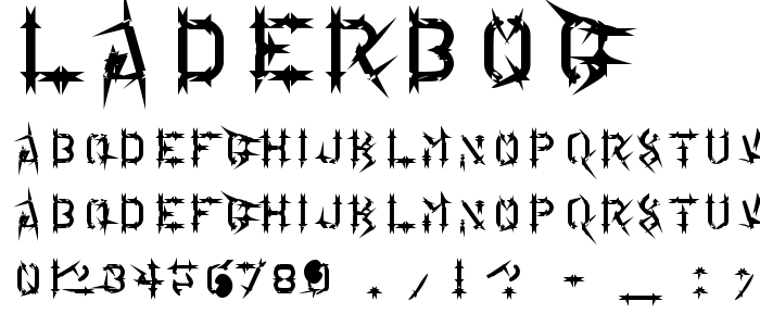 Laderbog font