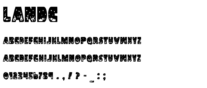 Landc font