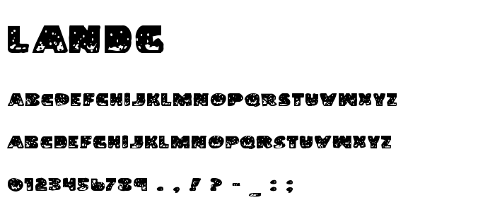 Landg font