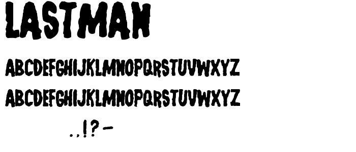 Lastman font
