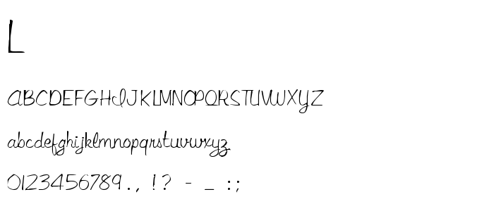 Libbysr font