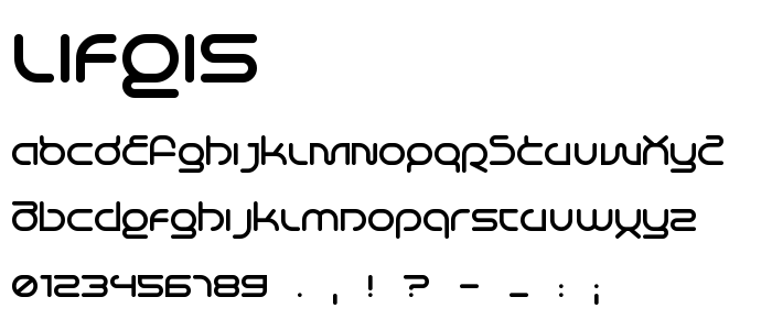 Lifeis font