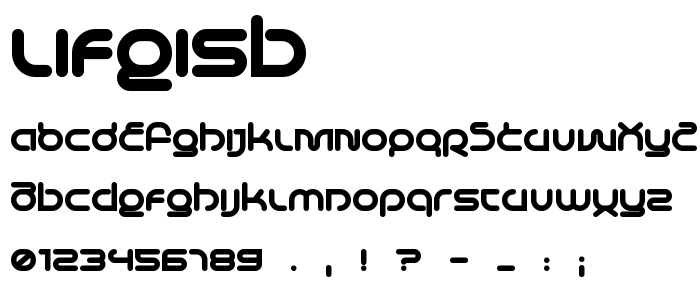 Lifeisb font