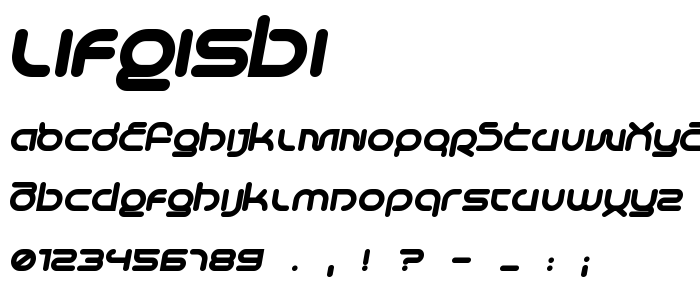 Lifeisbi font