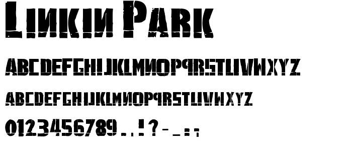 Linkin_Park font