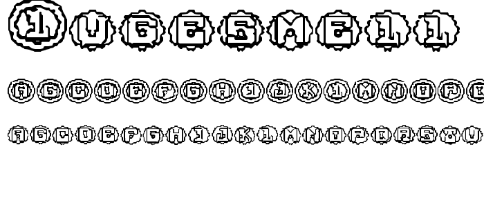 Lubesmell font