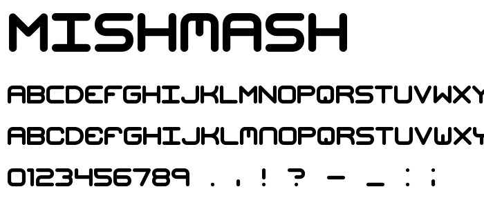 Mishmash font