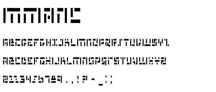 Mmanc font