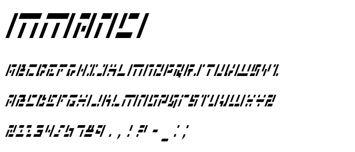 Mmanci font