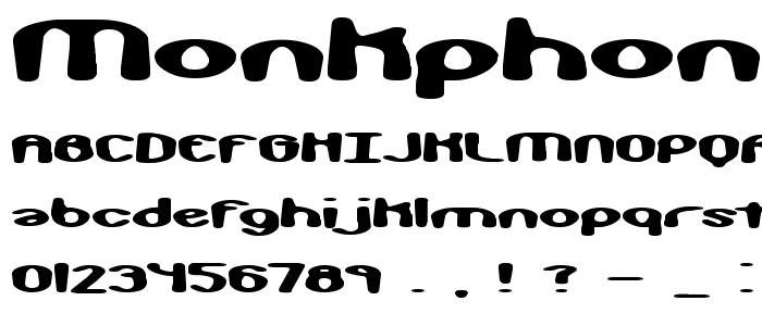 Monkphon font