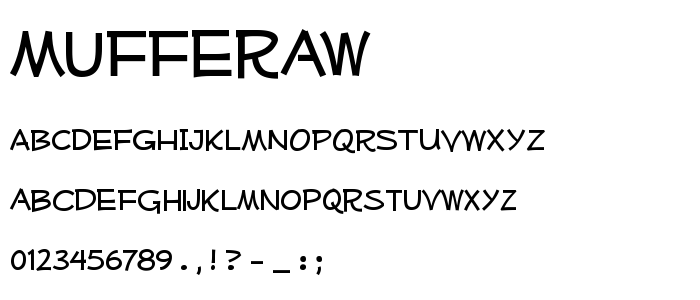 Mufferaw font