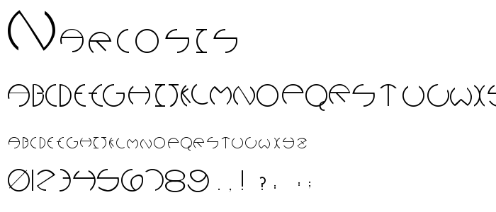 Narcosis font