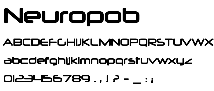 Neuropob font