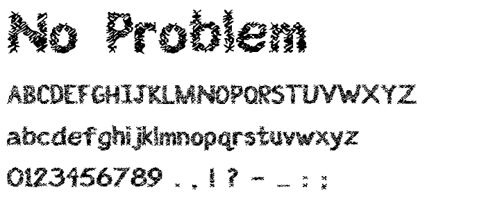 No_Problem font